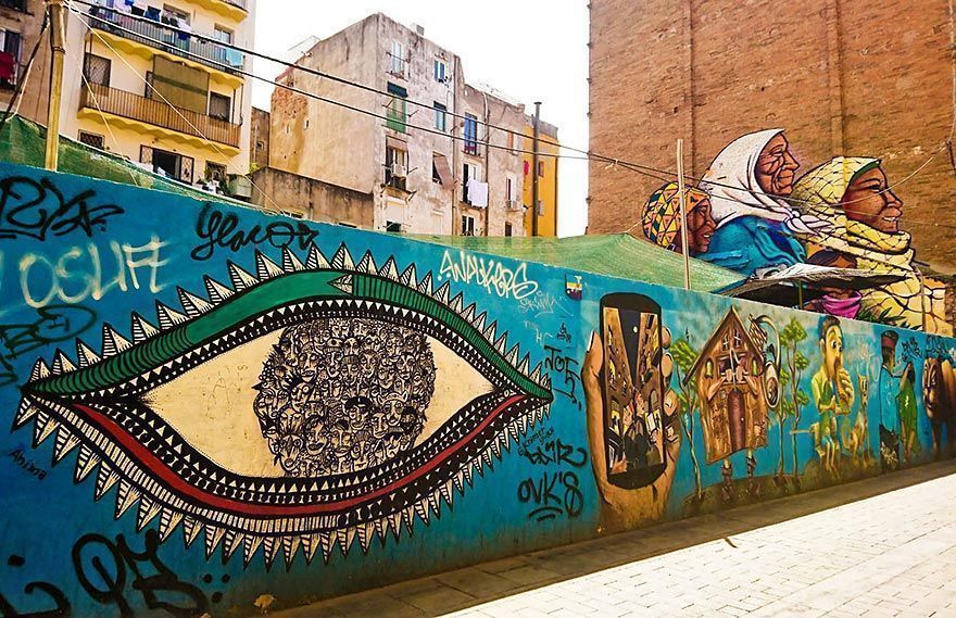 Que hacer hoy en Barcelona gratis 2024 - Descubre como visitar la Ciudad Condal con poco presupuesto 16 Arte callejero de Barcelona