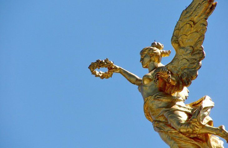 Paseo de la Reforma y el Ángel de la Independencia