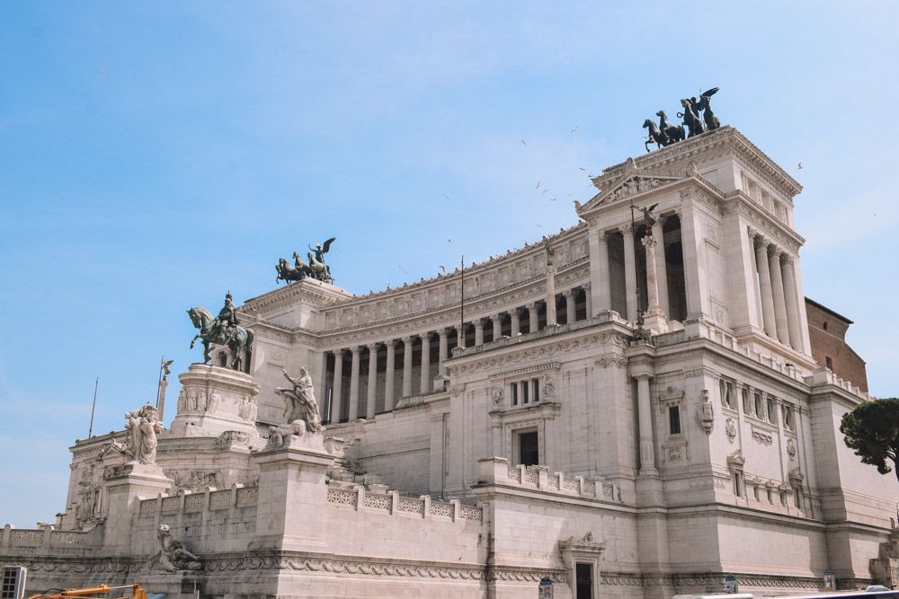 El famoso Altare della Patria en Roma