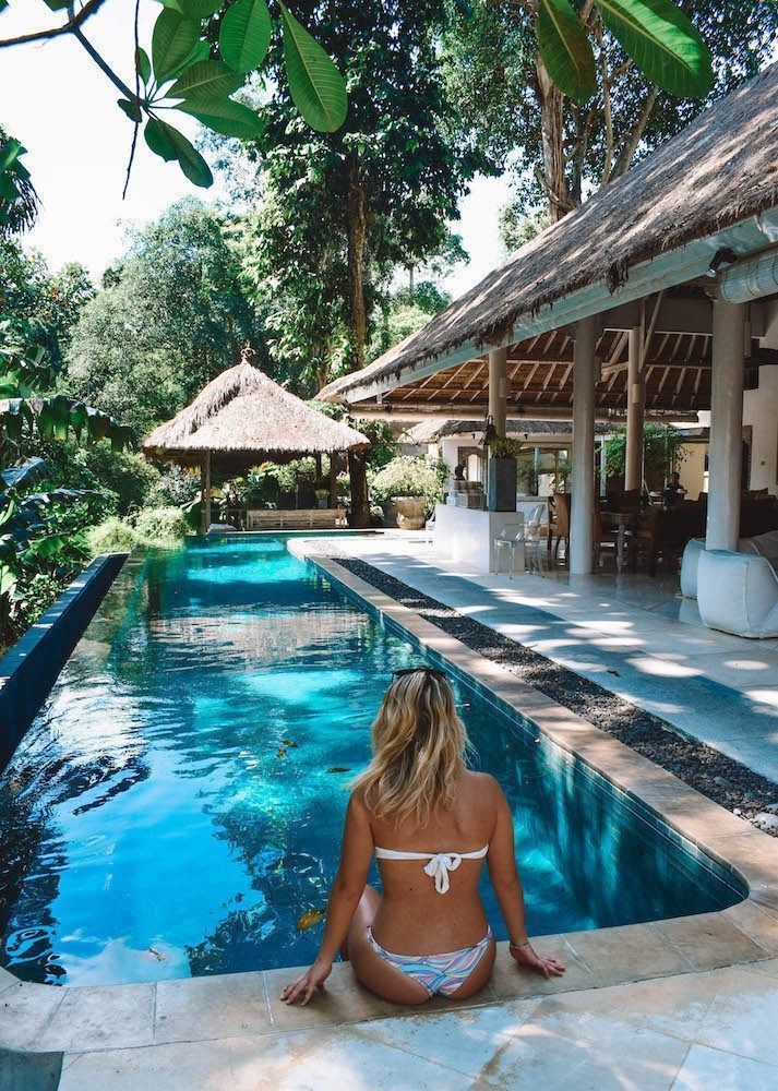 La piscina principal de la Villa Sungai