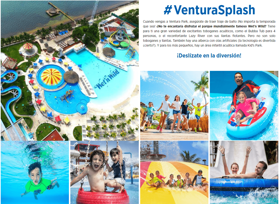 Parque acuatico en Cancun