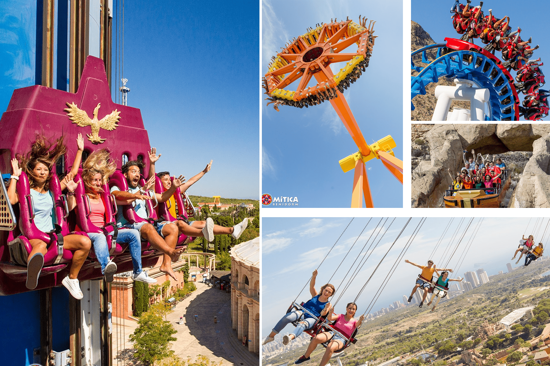 Donde alojarse en España para ir de vacaciones con niños 4 Parques Temáticos y de Aventura