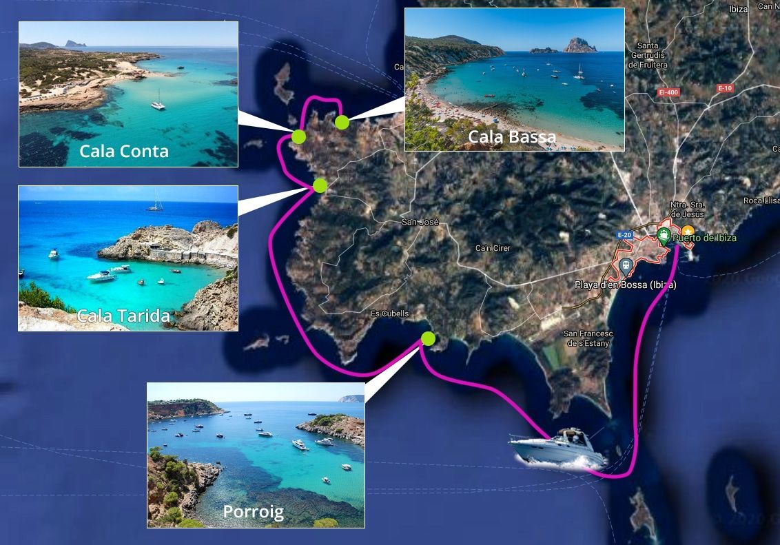 Marca tu Propio Rumbo: La Magia de los Barcos sin Licencia en Ibiza 4 Calas y Paradas Imperdibles en tu Aventura Marítima