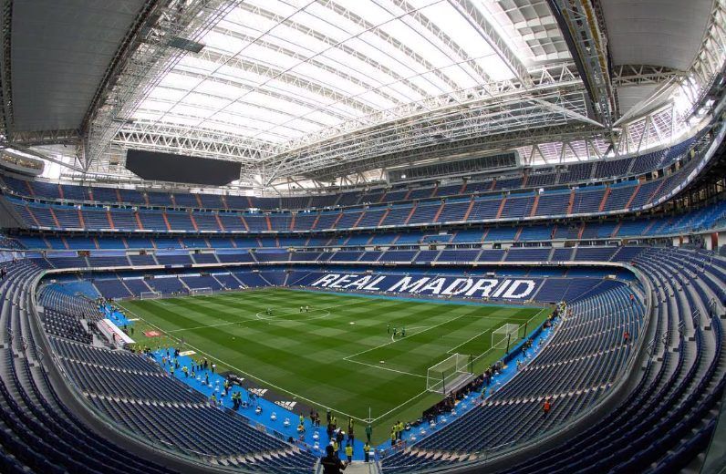 Vacaciones en Madrid en Familia 3 estadio Santiago Bernabéu, hogar del Real Madrid