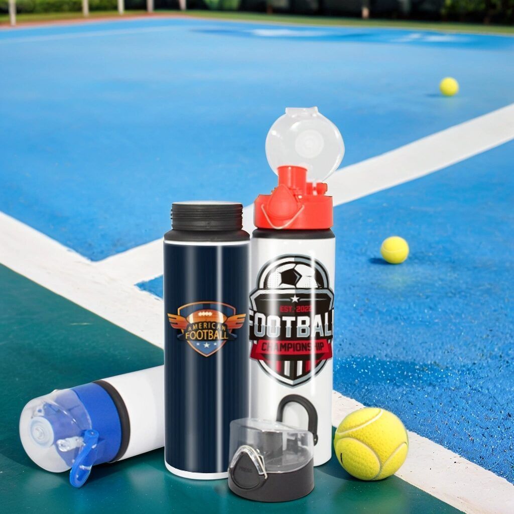 Botellas y Latas de Aluminio Personalizado para Deportes y Estilo: Un Toque de Distinción con Color Make™ 4 3. Botella Blanca Deportiva para Sublimación de 750 ml Innovación y Resistencia para el Deportista Moderno